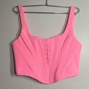 HOUSE OF CB FRANGELICA PINK CORSET TOP